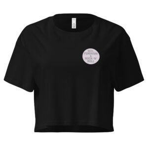 Sex Feminism and Rock N Roll Y2K Baby Tee | Riot Grrrl Energy Retro Cropped Top | Feminist Slutcore Meme Tee