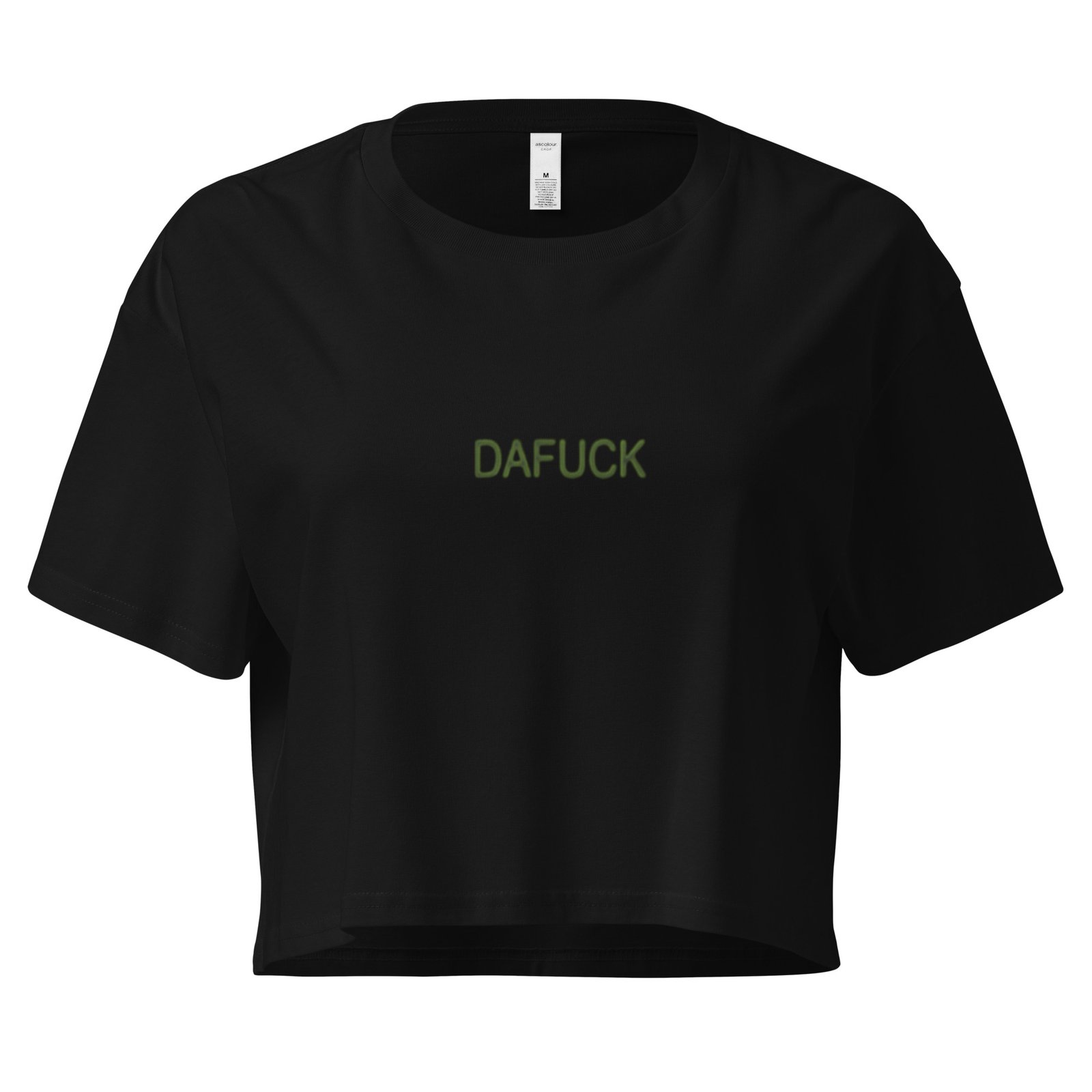 Dafuck Y2K Baby Tee | Existential Crisis Retro Cropped Top | Emotionally Unavailable Meme Tee - Image 2