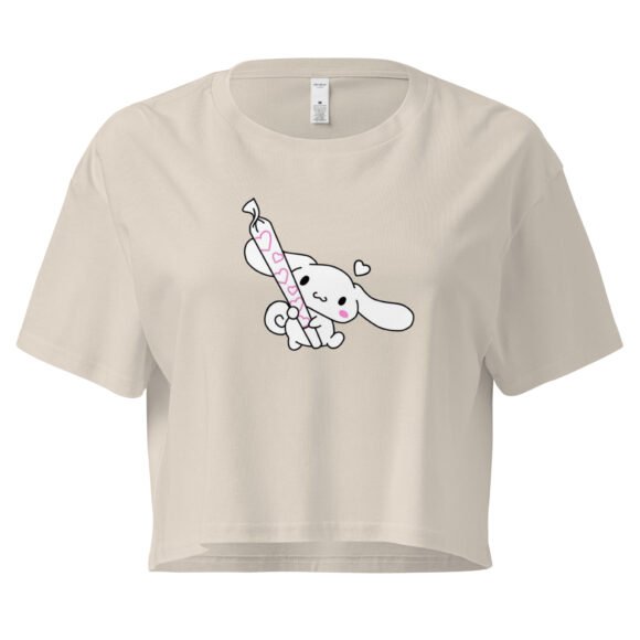 Kawaii Blunt Y2K Baby Tee | Weed Princess Retro Cropped Top | Pink Smoke Meme Girl Tee - Image 6