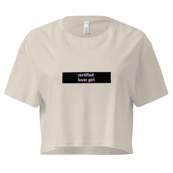 Certified Lover Girl Y2K Baby Tee | Drakecore Romance Retro Cropped Top | Lover Era Alt-Girl Tee - Image 6