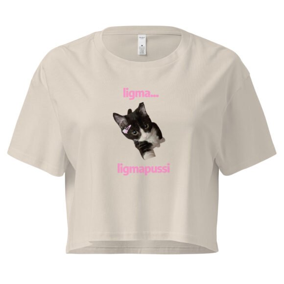 Ligma Pussi Y2K Baby Tee | Bold Meme Girl Retro Cropped Top | Shock Value Baddie Crop Tee - Image 6