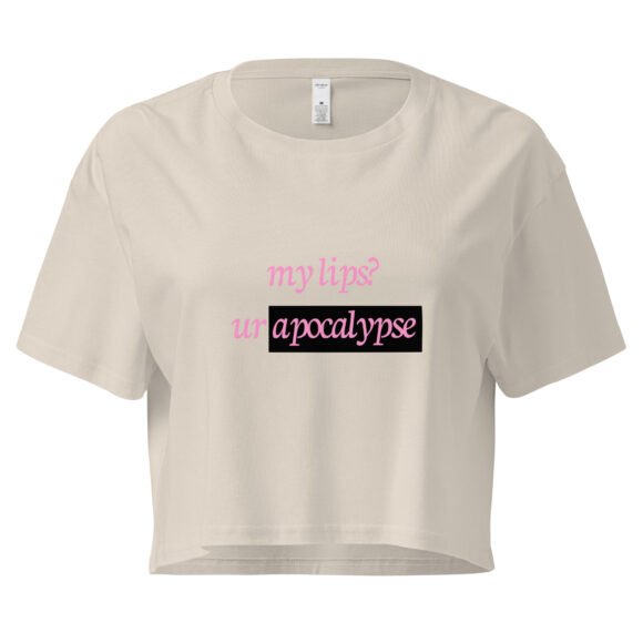 Your Apocalypse Y2K Baby Tee | End Times Baddie Retro Cropped Top | End of the World Is Hotcore Tee - Image 7