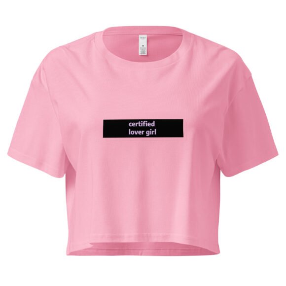 Certified Lover Girl Y2K Baby Tee | Drakecore Romance Retro Cropped Top | Lover Era Alt-Girl Tee - Image 4