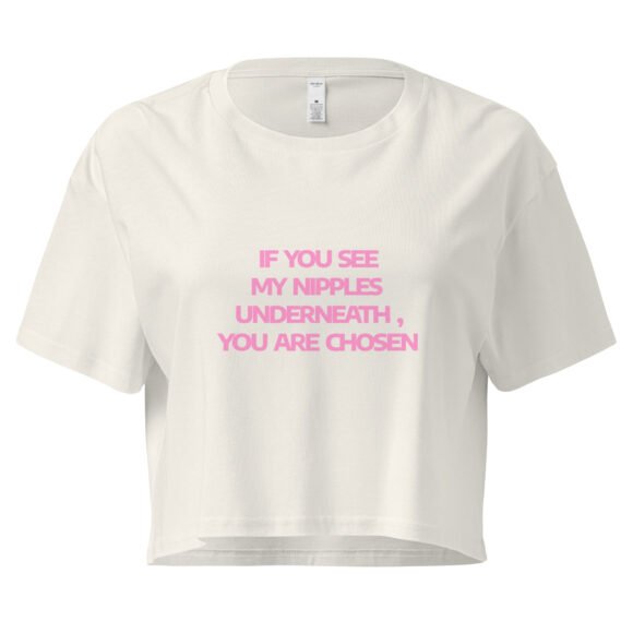 You Are Chosen Y2K Baby Tee | Divine Feminine Retro Cropped Top | Tumblr Destiny Baddie Tee - Image 9