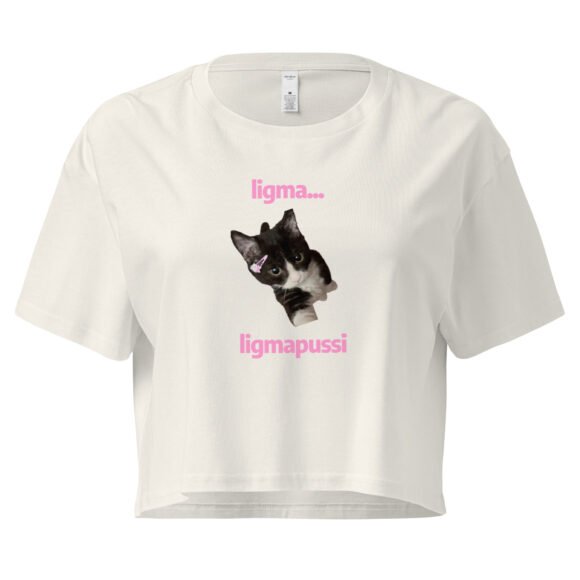 Ligma Pussi Y2K Baby Tee | Bold Meme Girl Retro Cropped Top | Shock Value Baddie Crop Tee - Image 9