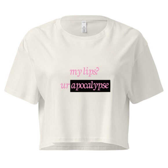 Your Apocalypse Y2K Baby Tee | End Times Baddie Retro Cropped Top | End of the World Is Hotcore Tee - Image 10
