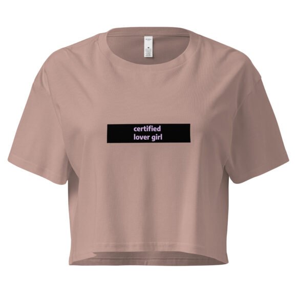 Certified Lover Girl Y2K Baby Tee | Drakecore Romance Retro Cropped Top | Lover Era Alt-Girl Tee - Image 3
