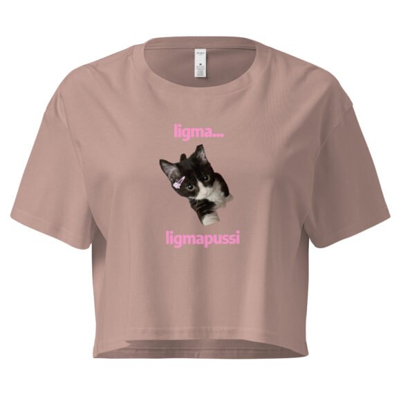 Ligma Pussi Y2K Baby Tee | Bold Meme Girl Retro Cropped Top | Shock Value Baddie Crop Tee - Image 3