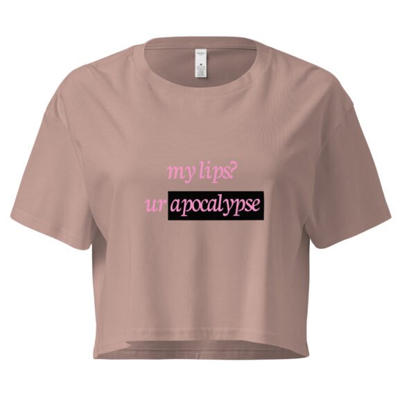 Your Apocalypse Y2K Baby Tee | End Times Baddie Retro Cropped Top | End of the World Is Hotcore Tee - Image 4