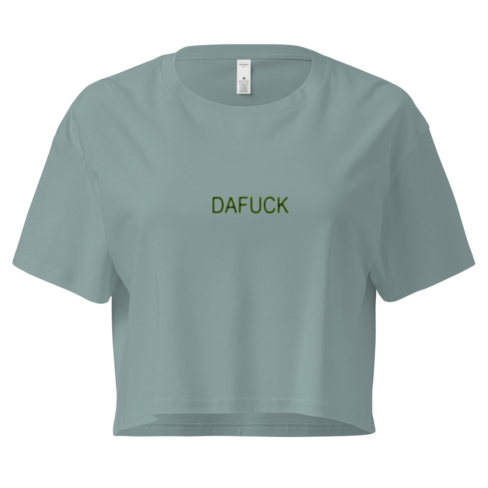 Dafuck Y2K Baby Tee | Existential Crisis Retro Cropped Top | Emotionally Unavailable Meme Tee - Image 3