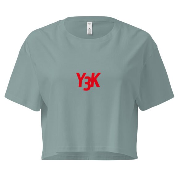 Y3K Y2K Baby Tee | The Future Is Slutpunk Retro Cropped Top | Post-Apocalyptic Hot Girl Meme Tee - Image 3
