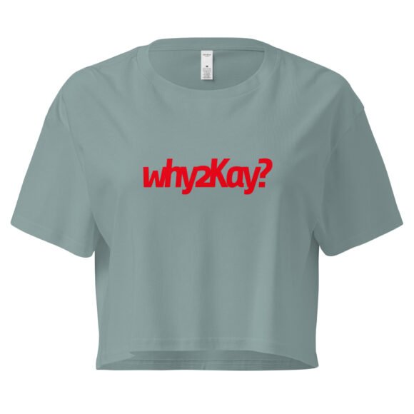 Why2Kay Y2K Baby Tee | Y2K Reboot Girl Retro Cropped Top | Why2Kay Energy Alt-Girl Tee - Image 3