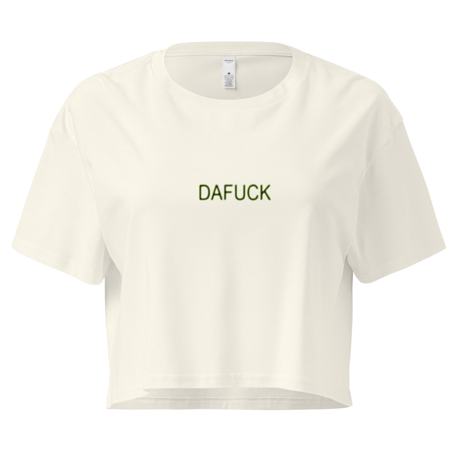 Dafuck Y2K Baby Tee | Existential Crisis Retro Cropped Top | Emotionally Unavailable Meme Tee - Image 9