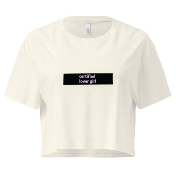 Certified Lover Girl Y2K Baby Tee | Drakecore Romance Retro Cropped Top | Lover Era Alt-Girl Tee - Image 8