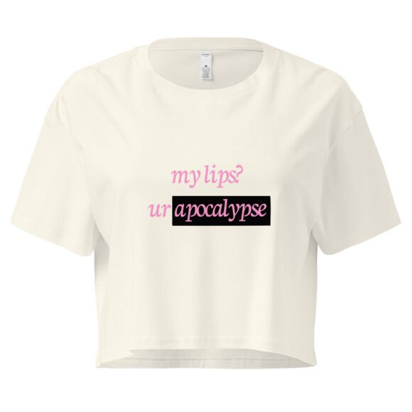 Your Apocalypse Y2K Baby Tee | End Times Baddie Retro Cropped Top | End of the World Is Hotcore Tee - Image 9