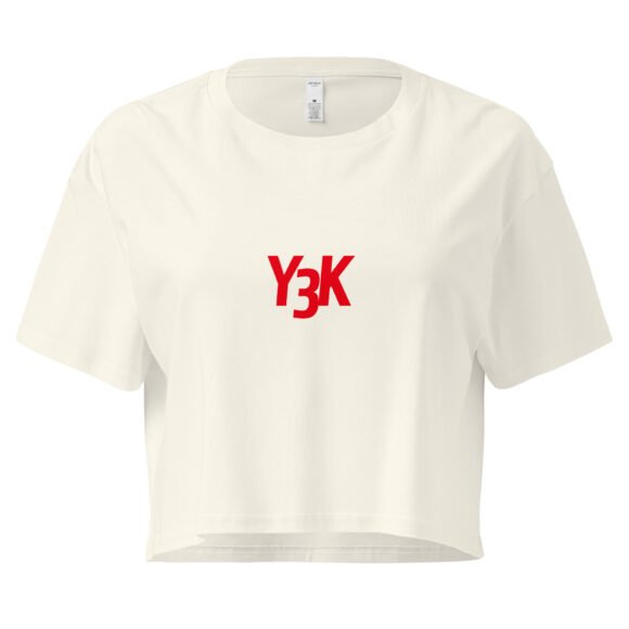 Y3K Y2K Baby Tee | The Future Is Slutpunk Retro Cropped Top | Post-Apocalyptic Hot Girl Meme Tee - Image 9