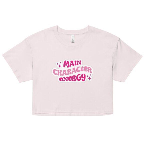 “Main Character Energy” Y2K Baby Tee | Girlboss  Cropped Top - Image 7