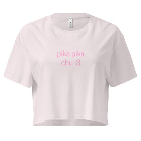 Pika Pika Chu Y2K Baby Tee | Animecore Bimbo Retro Cropped Top | Pikachu Slut Energy Meme Tee - Image 7