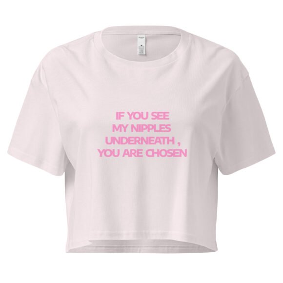 You Are Chosen Y2K Baby Tee | Divine Feminine Retro Cropped Top | Tumblr Destiny Baddie Tee - Image 7