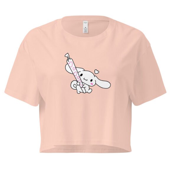 Kawaii Blunt Y2K Baby Tee | Weed Princess Retro Cropped Top | Pink Smoke Meme Girl Tee - Image 5