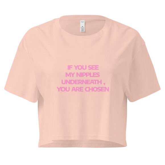 You Are Chosen Y2K Baby Tee | Divine Feminine Retro Cropped Top | Tumblr Destiny Baddie Tee - Image 5