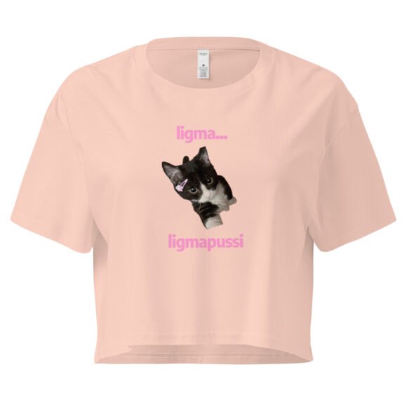 Ligma Pussi Y2K Baby Tee | Bold Meme Girl Retro Cropped Top | Shock Value Baddie Crop Tee - Image 5