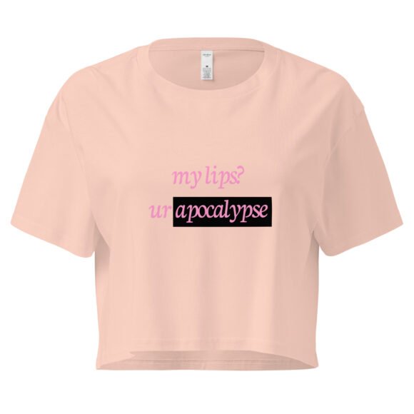 Your Apocalypse Y2K Baby Tee | End Times Baddie Retro Cropped Top | End of the World Is Hotcore Tee - Image 6