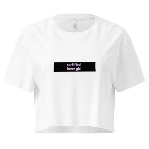 Certified Lover Girl Y2K Baby Tee | Drakecore Romance Retro Cropped Top | Lover Era Alt-Girl Tee