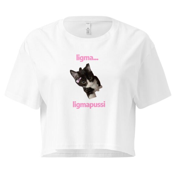 Ligma Pussi Y2K Baby Tee | Bold Meme Girl Retro Cropped Top | Shock Value Baddie Crop Tee - Image 10