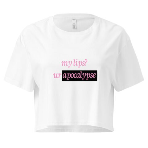 Your Apocalypse Y2K Baby Tee | End Times Baddie Retro Cropped Top | End of the World Is Hotcore Tee