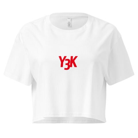 Y3K Y2K Baby Tee | The Future Is Slutpunk Retro Cropped Top | Post-Apocalyptic Hot Girl Meme Tee