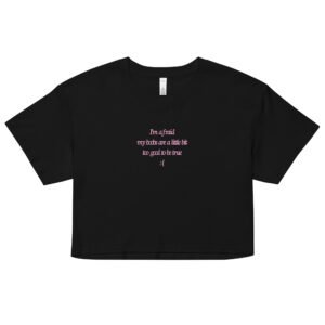 My Boobs Are a Lil Bit Too Good to Be True Y2K Baby Tee | Rack Alert Retro Cropped Top | Titty Illusion Baddie Tee