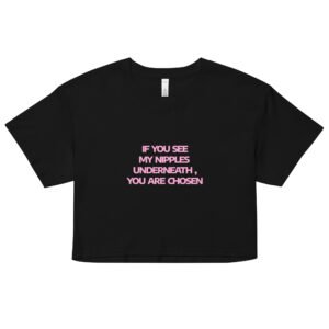 You Are Chosen Y2K Baby Tee | Divine Feminine Retro Cropped Top | Tumblr Destiny Baddie Tee