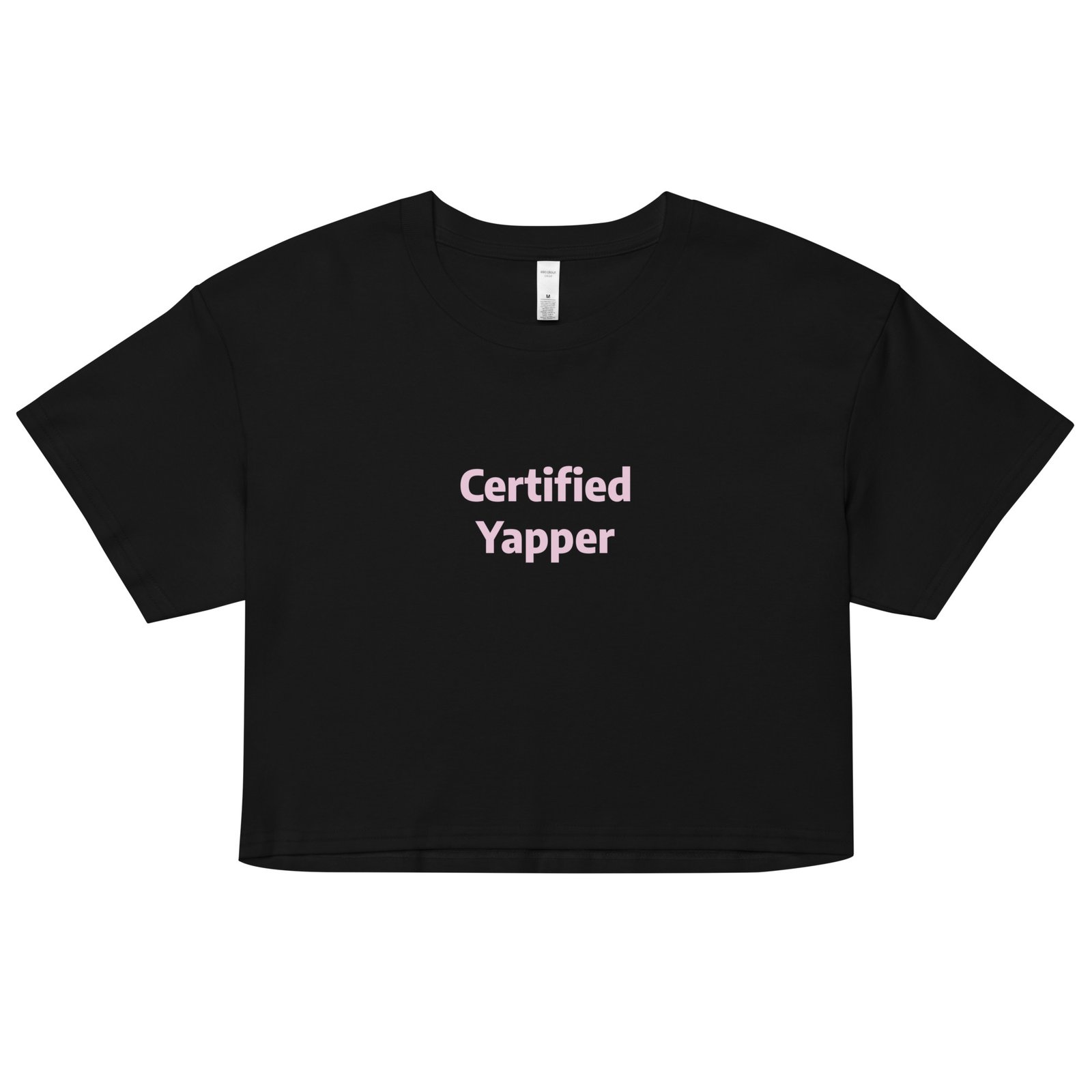 Certified Yapper Y2K Baby Tee | Talkative Baddie Retro Cropped Top | Can’t Shut Up Meme Tee