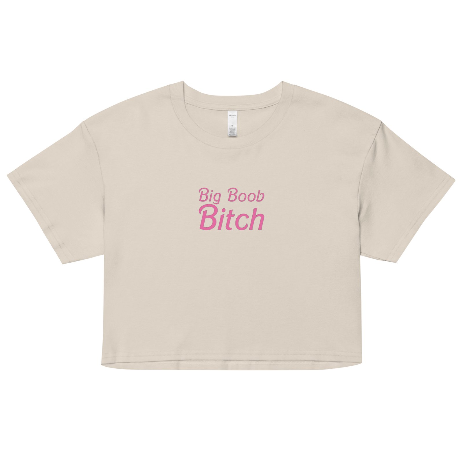 Big Boob Bitch Y2K Baby Tee | Bimbo Energy Retro Cropped Top | Loud & Proud Meme Shirt - Image 7