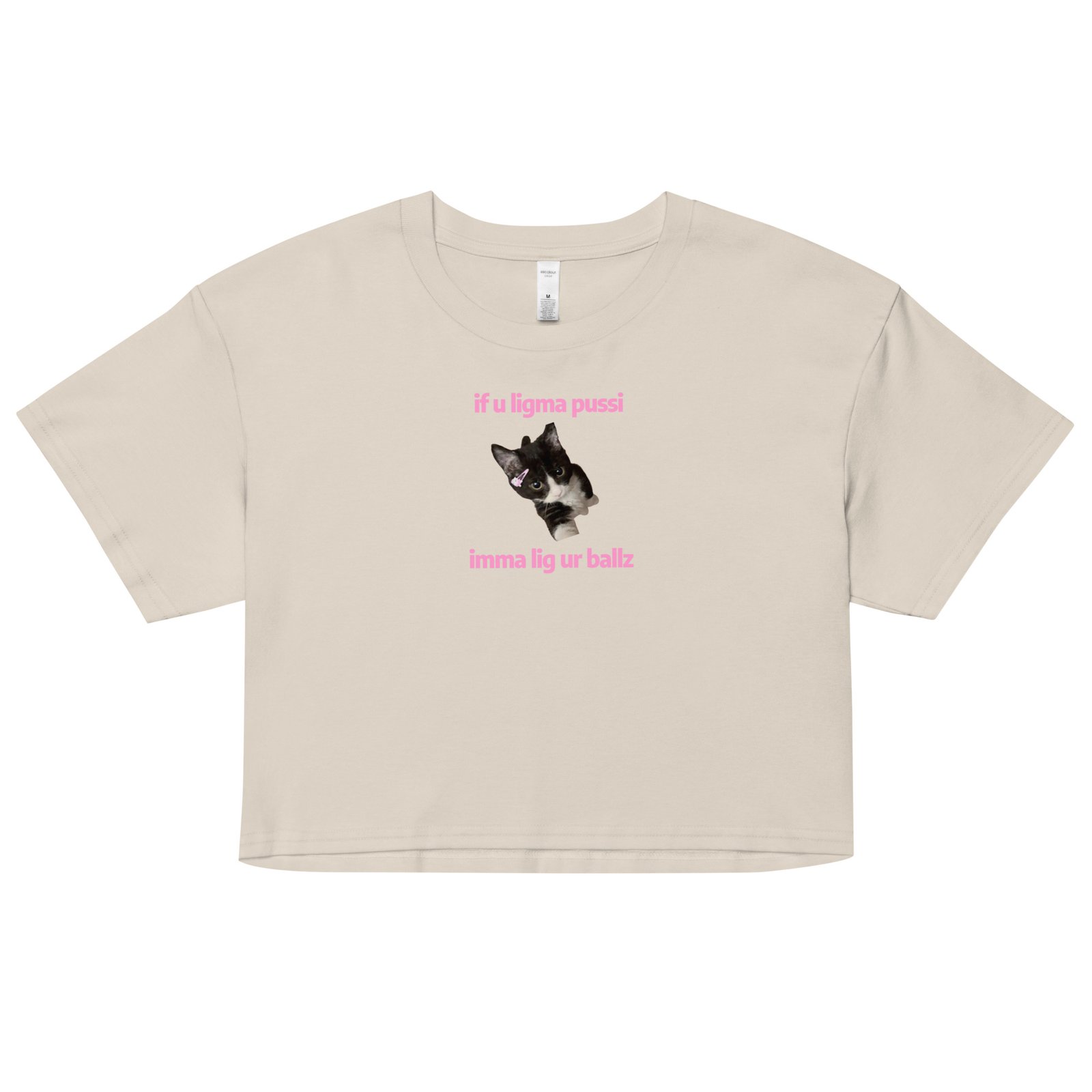 Ligma Pussi Imma Lig Ur Ballz Y2K Baby Tee | Too Much Energy Retro Cropped Top | Slutty Internetcore Tee - Image 11