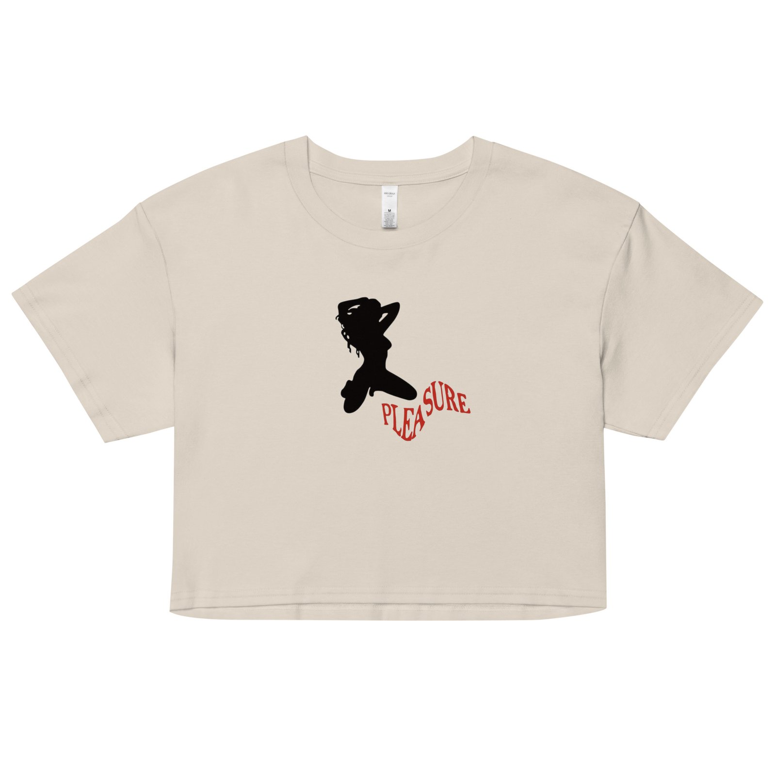 Pleasure Girl Y2K Baby Tee | Softcore Bimbo Retro Cropped Top | Hyperfemme Club Meme Shirt - Image 34