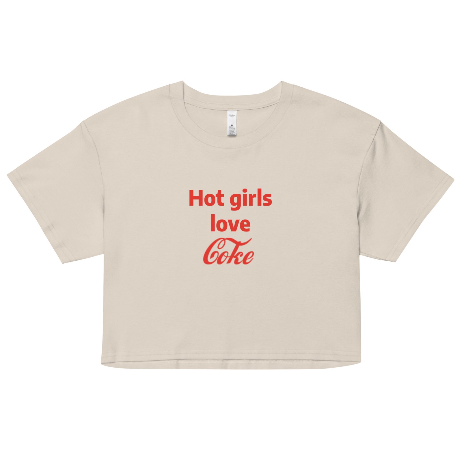 Hot Girls Love Coke Y2K Baby Tee | Soft Drink Bimbo Retro Cropped Top | Coca Baddie Club Tee - Image 11