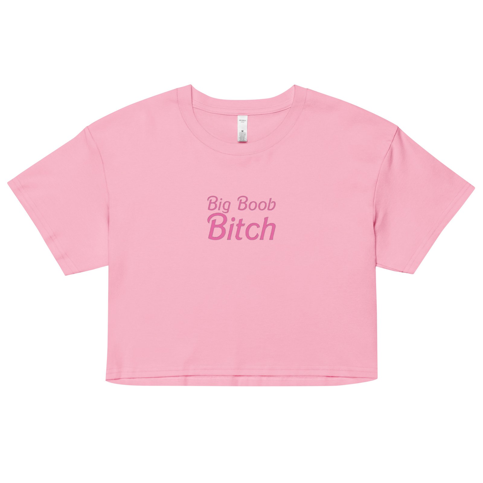 Big Boob Bitch Y2K Baby Tee | Bimbo Energy Retro Cropped Top | Loud & Proud Meme Shirt - Image 5