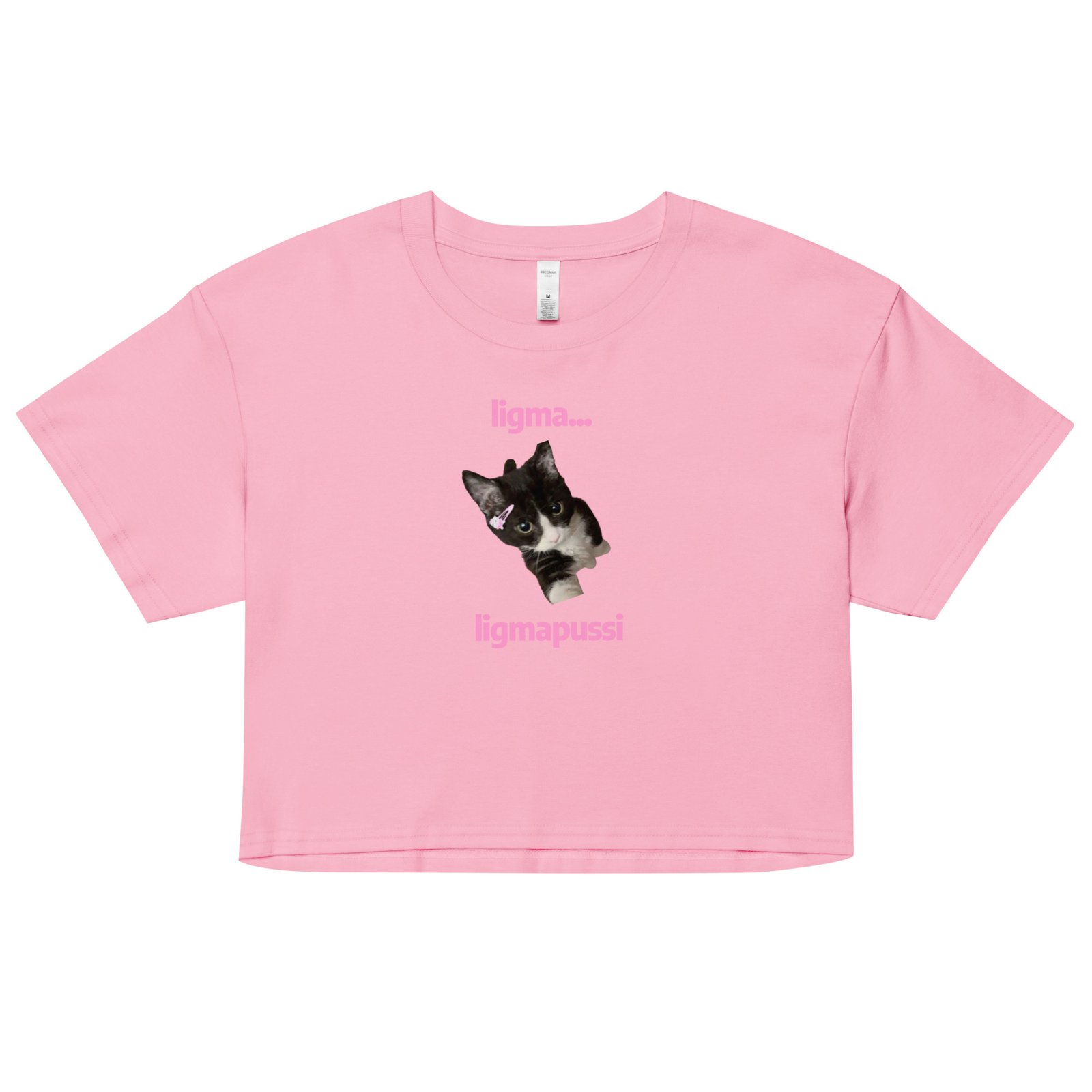 Ligma Pussi Y2K Baby Tee | Bold Meme Girl Retro Cropped Top | Shock Value Baddie Crop Tee - Image 8