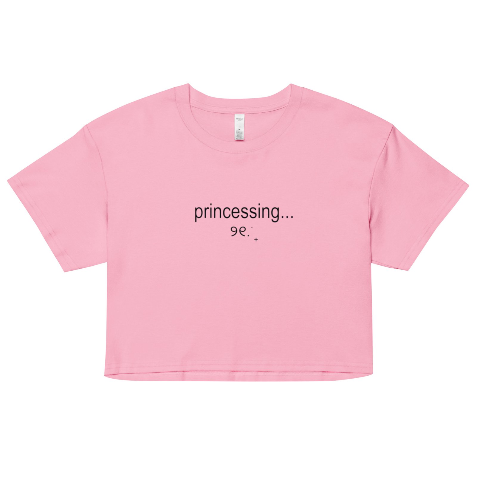 Princessing Y2K Baby Tee | Soft Girl Royalty Retro Cropped Top | Delulu Fairytale Aesthetic Shirt - Image 8