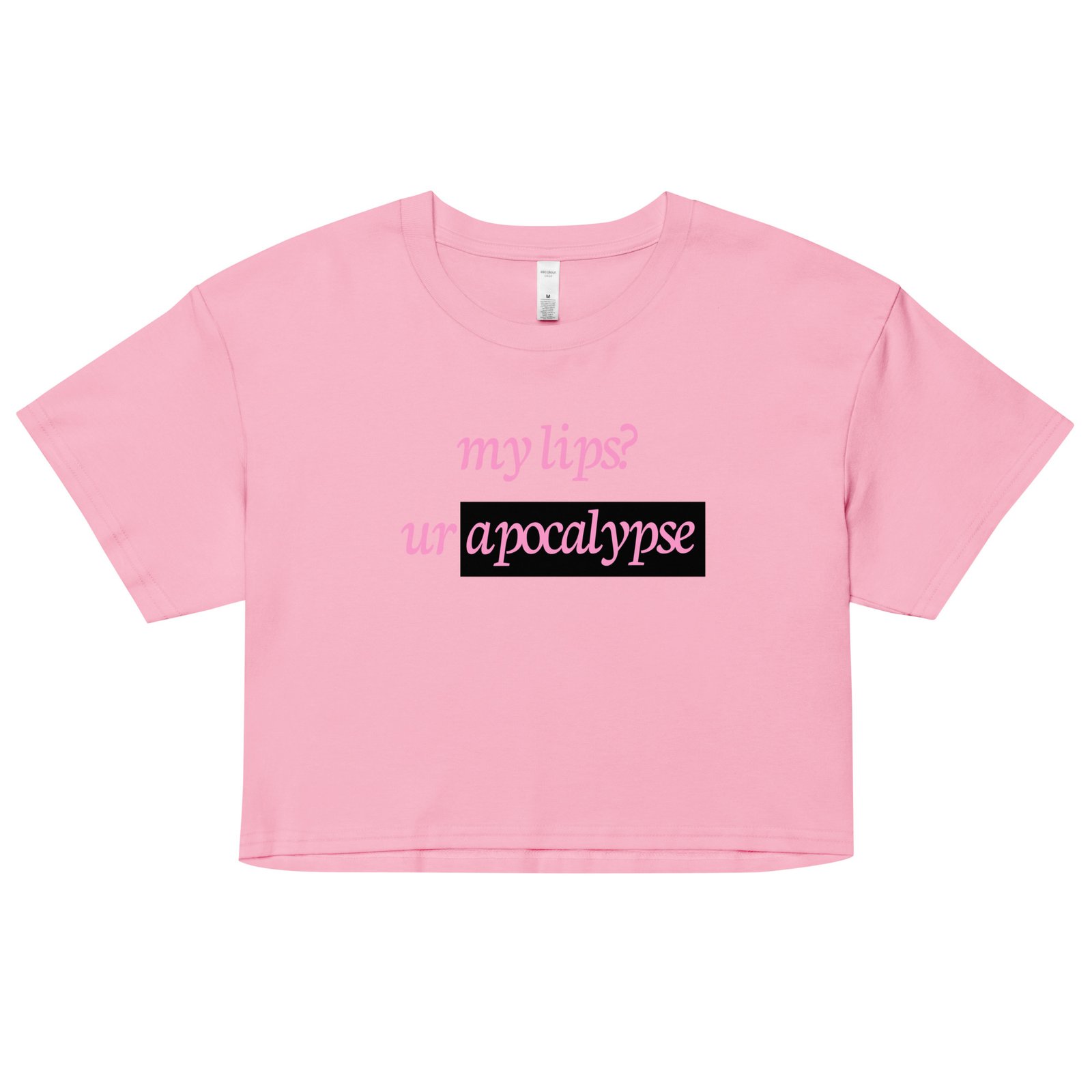 Your Apocalypse Y2K Baby Tee | End Times Baddie Retro Cropped Top | End of the World Is Hotcore Tee - Image 8