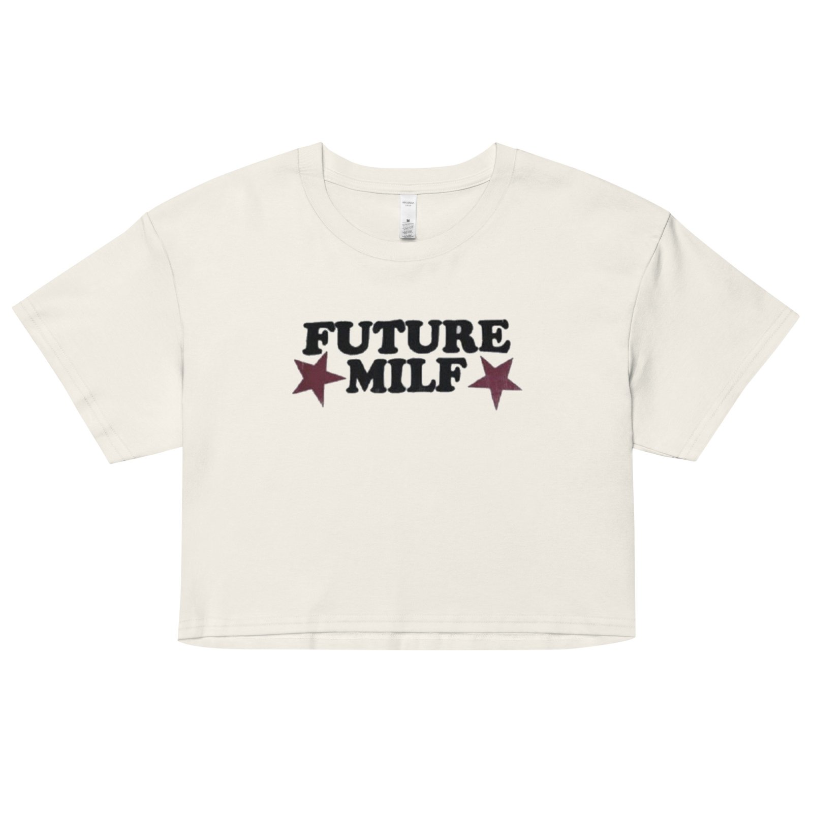 Future MILF Y2K Baby Tee | Hot Mom Energy Retro Cropped Top | Flirty Aesthetic Meme Tee - Image 11