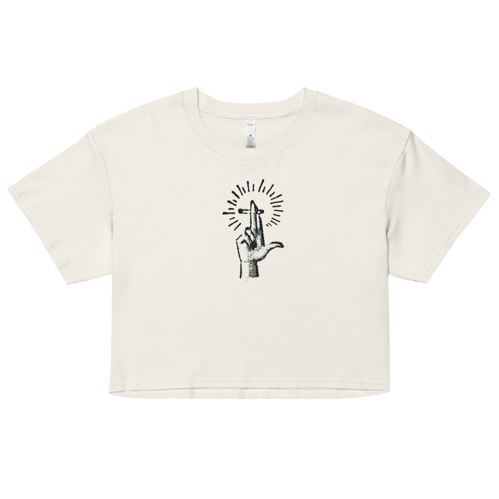 The Holy Cig Y2K Baby Tee | Sacred Vice Retro Cropped Top | Softcore Blasphemy Aesthetic Shirt