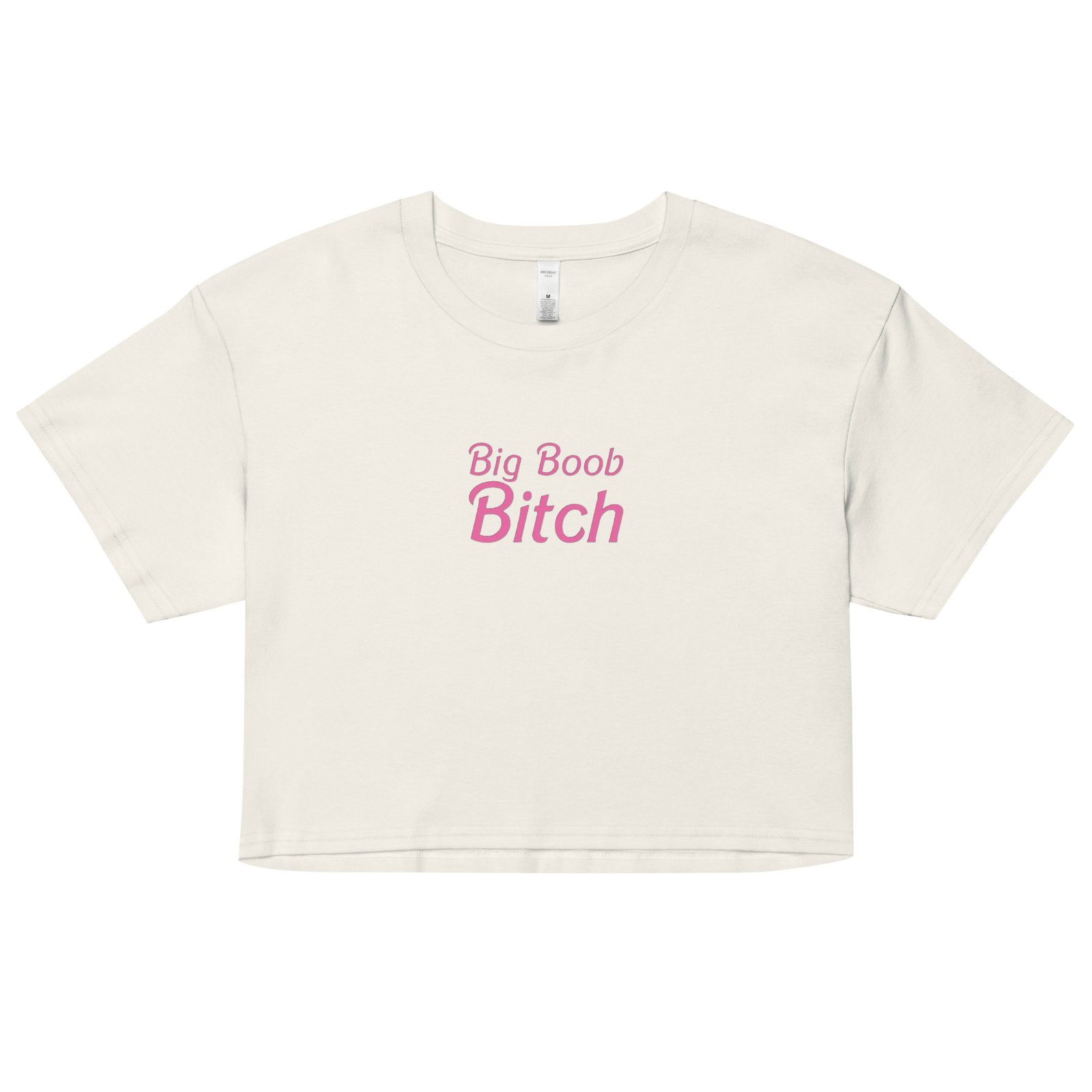 Big Boob Bitch Y2K Baby Tee | Bimbo Energy Retro Cropped Top | Loud & Proud Meme Shirt - Image 13