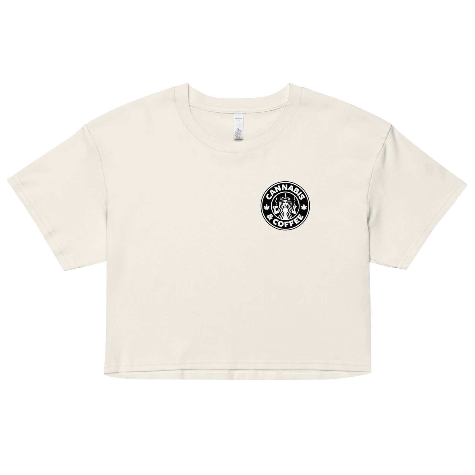 Cannabis Coffee Y2K Baby Tee | Wake & Bake Retro Cropped Top | Stoner Girl Aesthetic Meme Shirt - Image 33