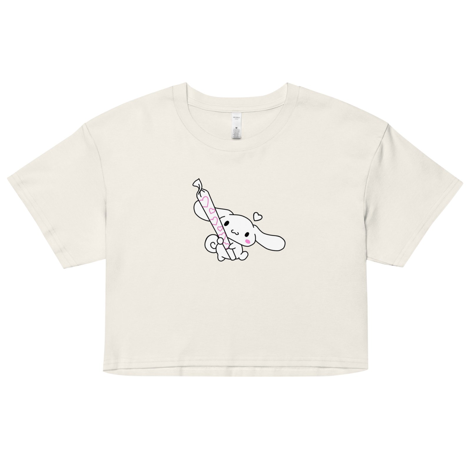 Kawaii Blunt Y2K Baby Tee | Weed Princess Retro Cropped Top | Pink Smoke Meme Girl Tee - Image 17