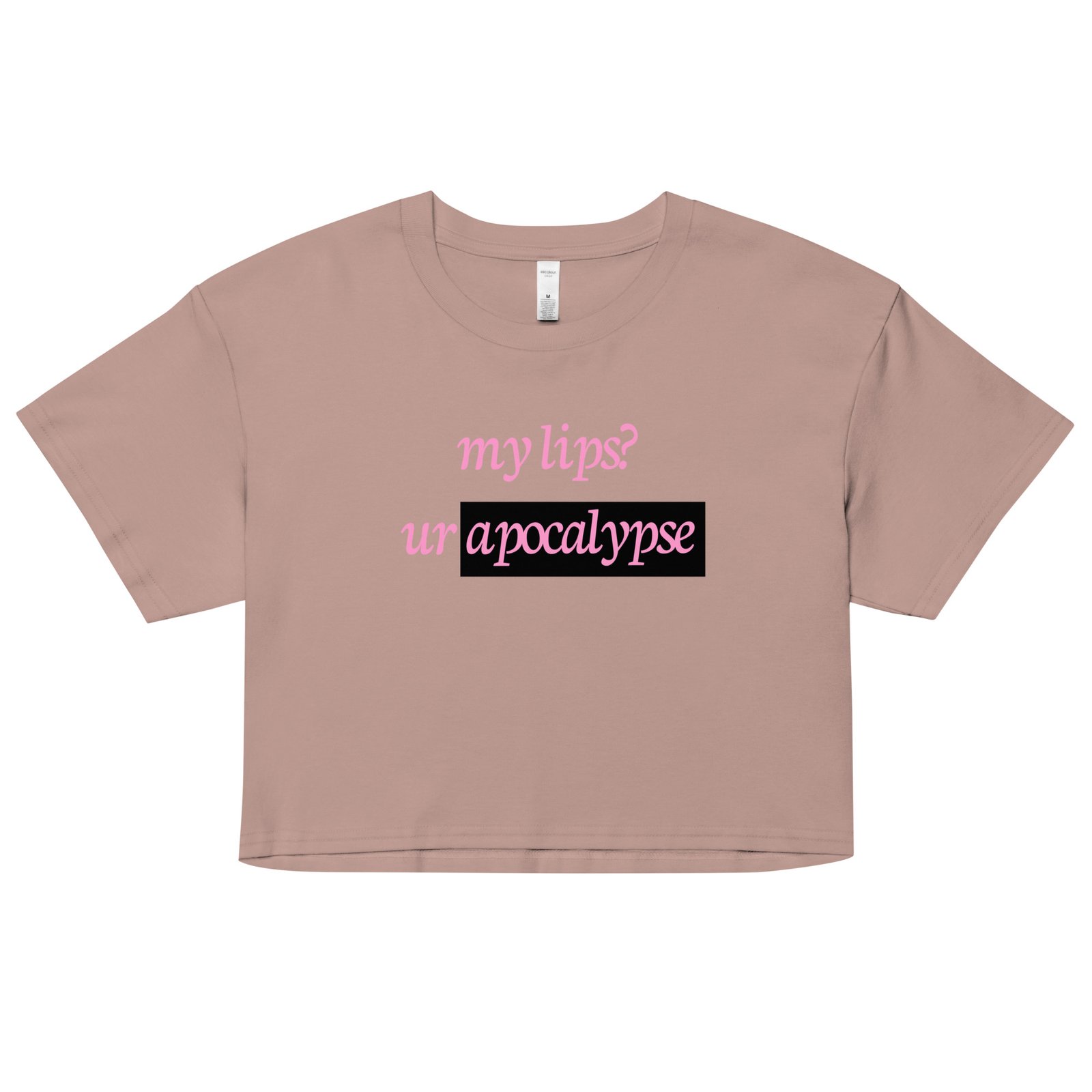 Your Apocalypse Y2K Baby Tee | End Times Baddie Retro Cropped Top | End of the World Is Hotcore Tee - Image 6