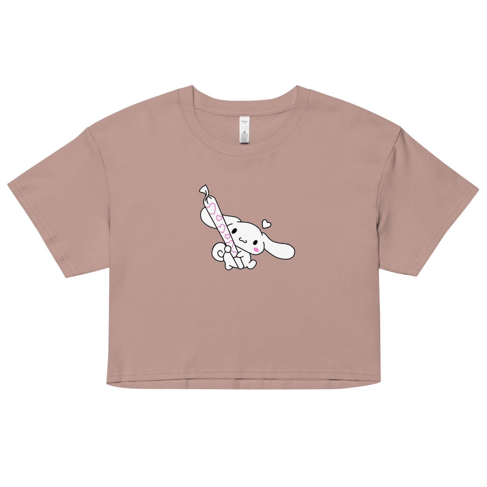 Kawaii Blunt Y2K Baby Tee | Weed Princess Retro Cropped Top | Pink Smoke Meme Girl Tee - Image 5