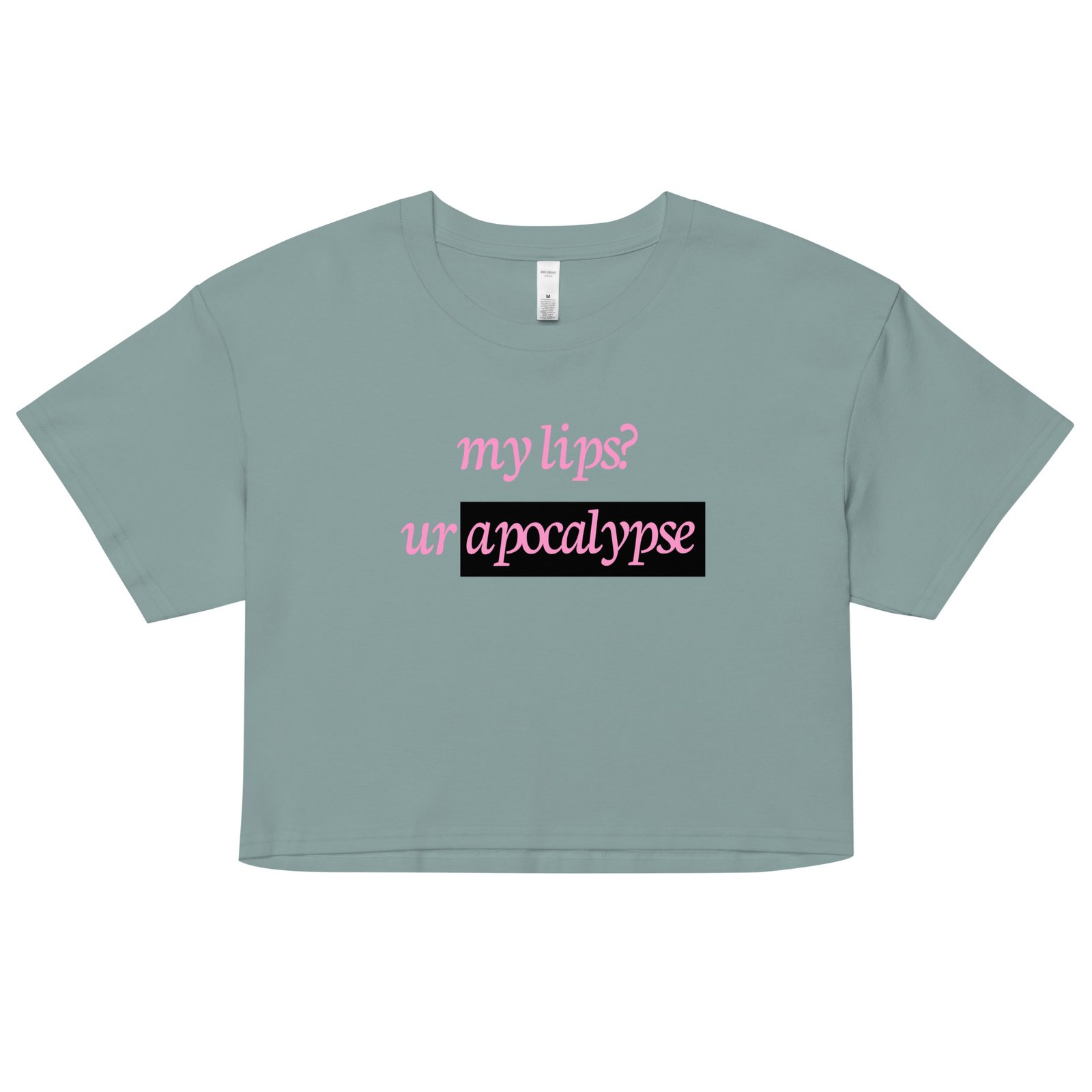 Your Apocalypse Y2K Baby Tee | End Times Baddie Retro Cropped Top | End of the World Is Hotcore Tee - Image 4